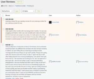 Reviews Editing
